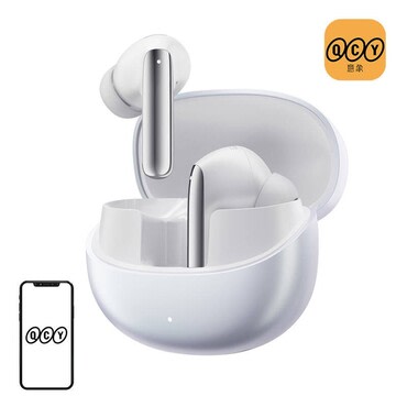 Bluetooth slušalice QCY "MeloBuds Pro HT08" ANC, Hi-Res Audio - white
