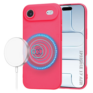 Silikonska maska Techsuit SoftFlex MagSafe za iPhone Air - roza