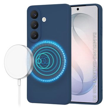 Silikonska maska Techsuit SoftFlex MagSafe za Samsung Galaxy S26 - plav
