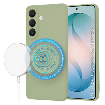 Silikonska maska Techsuit SoftFlex MagSafe za Samsung Galaxy S26 Plus - matcha