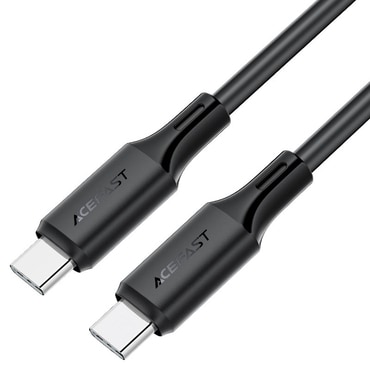 Punjač i podatkovni 60W USB-C na USB-C kabel Acefast "C17-03" - 480Mbps - 1.2m - black