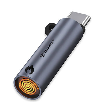 Mini upaljač Techsuit "SmokeX ML1" USB-C, 6W - gray