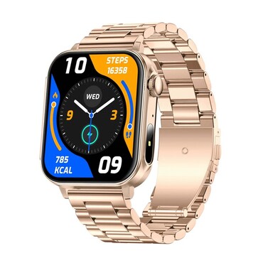 Pametni sat COLMi "P80" s Bluetooth pozivima, 1.83" zaslon, 100 Plus sportskih načina, metalna narukvica - zlatna