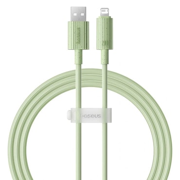 Punjač i podatkovni USB-A na Lightning kabel Baseus "Habitat Series" - 480Mbps, 2m - zelen