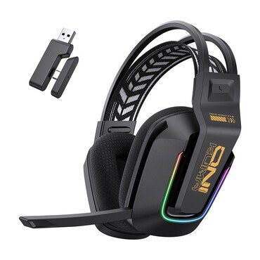 Bluetooth slušalice ONIKUMA "GT828" s 2.4 GHz, Bluetooth i žičanom vezom - black