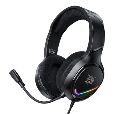 Naglavne slušalice ONIKUMA "X31" s RGB osvjetljenjem i 50mm driverima - black