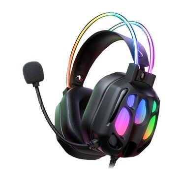 Naglavne slušalice ONIKUMA "X89" s RGB osvjetljenjem - black