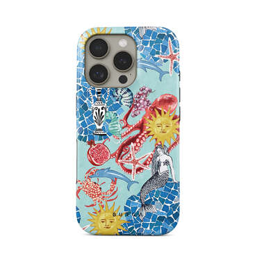 Premium maska Burga Tough "Aegean Affair" za iPhone 16 Pro Max