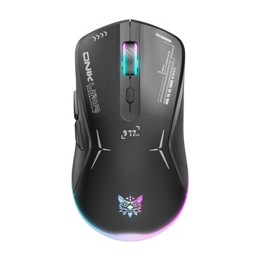 Onikuma "CW917" bežični gaming miš s podesivim DPI i RGB osvjetljenjem - black