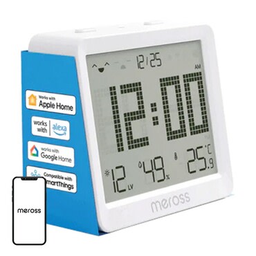 Pametni senzor temperature i vlage Meross "MS130-EU" s 3.7" zaslonom