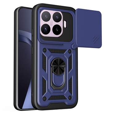 Robusna maska MaX-Armor s obručem, metalnom pločicom i zaštitom zadnjih kamera za Xiaomi 17T Pro - blue