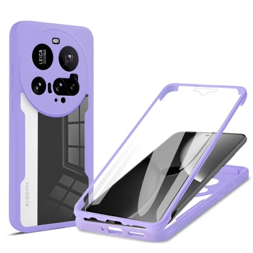 Hibridna Full Body maskica Techsuit "ColorVerse 360" za Xiaomi 15 Ultra - purple