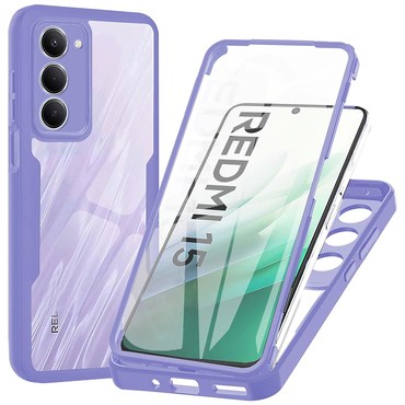 Hibridna Full Body maskica Techsuit "ColorVerse 360" za Xiaomi Redmi 15 4G / 5G - purple