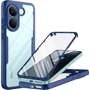 Hibridna Full Body maskica Techsuit "ColorVerse 360" za Xiaomi Poco X8 Pro - blue