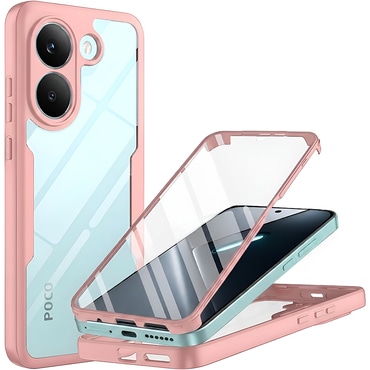 Hibridna Full Body maskica Techsuit "ColorVerse 360" za Xiaomi Poco X8 Pro - pink