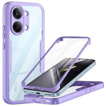 Hibridna Full Body maskica Techsuit "ColorVerse 360" za Xiaomi Poco X8 Pro Max - purple