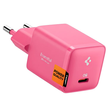 Zidni 30W punjač Spigen "Arcstation Essential EE301EU" USB-C, Quick Charge - pink