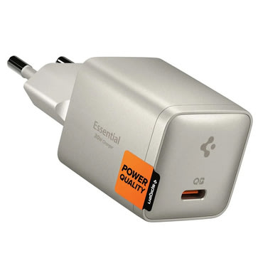 Zidni 30W punjač Spigen "EE301EU" USB-C, Quantum Boost - natural titanium