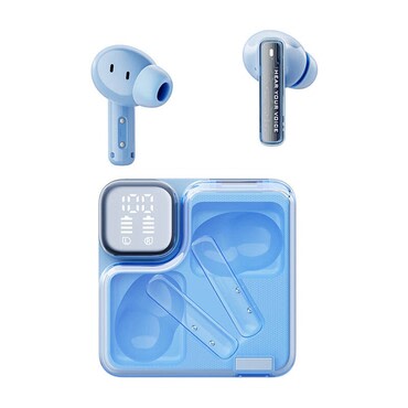 Bluetooth slušalice QCY "MeloBuds Neo T31" s 10mm driverima i 9-pojasnim ekvalizatorom - blue