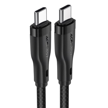 Punjač i podatkovni 60W USB-C na USB-C kabel Acefast "C8-03" - 1.2m - black