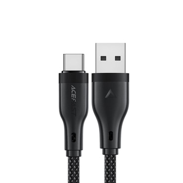 Punjač i podatkovni USB-A na USB-C kabel Acefast "C8-04" - 3A - 1.2m - black