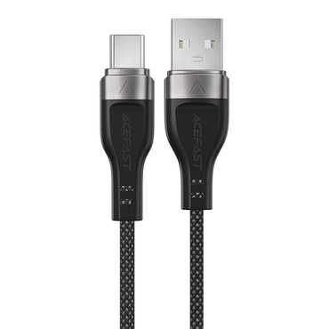 Punjač i podatkovni USB-A na USB-C kabel Acefast "C11-04" - 3A - 1.2m - black