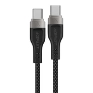 Punjač i podatkovni 60W USB-C na USB-C kabel Acefast "C11-03" - 3A - 1.2m - black
