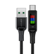 Punjač i podatkovni 60W USB-A na USB-C kabel Acefast "C7-04" - 480Mbps - 1.2m - black