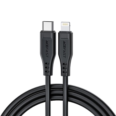 Punjač i podatkovni 30W USB-C na Lightning kabel Acefast "C3-01" - 480Mbps - 1.2m - black