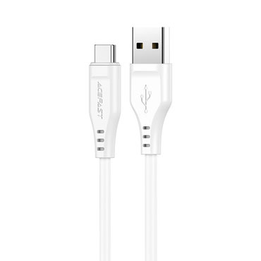 Punjač i podatkovni 60W USB-A na USB-C kabel Acefast "C3-03" - 480Mbps - 1.2m - white