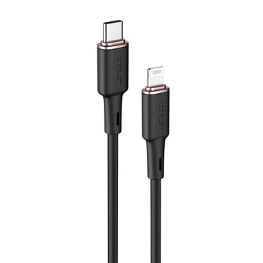 Punjač i podatkovni 30W USB-C na Lightning kabel Acefast "C2-01" - 480Mbps - 1.2m - black