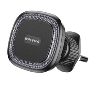Magnetni automobilski držač Borofone "Ice BH96" za ventilacijski otvor, 360° prilagodba - crn
