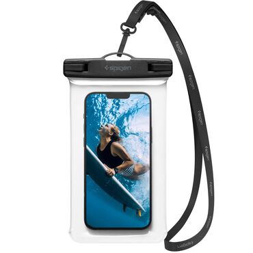 Vodootporni etui Spigen "A601" IPX8 za telefone 3.5 - 7" - clear