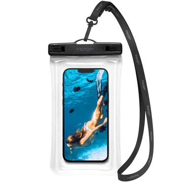 Vodootporni etui Spigen "A610" IPX8 za telefone do 6.9" - clear
