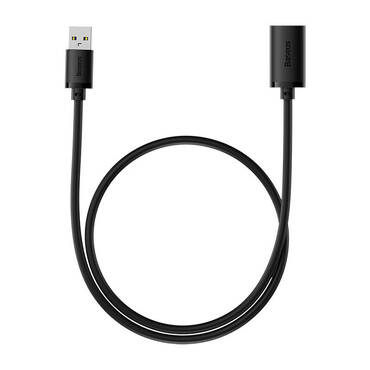 Punjač i podatkovni USB-A na USB-A kabel Baseus "AirJoy Series" - 5Gbps - 0.5m - black
