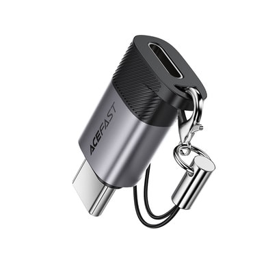 USB-C na Lightning OTG adapter Acefast "J19" 60W, 480Mbps, s vrpcom - gray