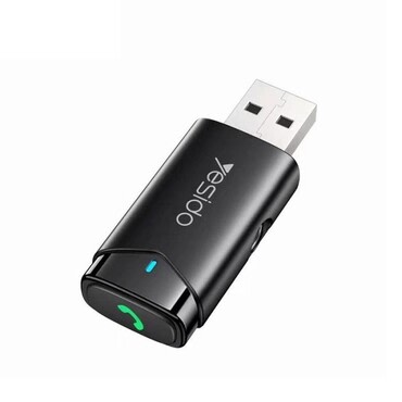 Bluetooth auto prijemnik Yesido "YAU40" Bluetooth 5.0, handsfree pozivi, HD zvuk - black