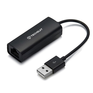 USB-A na RJ45 mrežni adapter Techsuit "NetLink AC19" 100Mbps - black