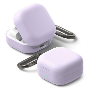 Silikonska maskica Ringke za Samsung Galaxy Buds 4 / Buds 4 Pro - light purple