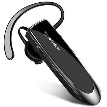 Bluetooth slušalica Techsuit "UrbanEar (CB1)" BT 5.0 s CVC 6.0 tehnologijom za uklanjanje šumova - crna