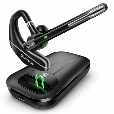 Bluetooth slušalica Techsuit "Hearyo A6L" BT 5.3 s ENC, Dual-Mic i 96h baterija - crna