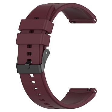 Univerzalni silikonski remen Techsuit "W026" 20mm za pametne satove - bordo crven