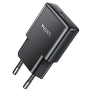 Zidni 30W punjač Yesido "YC74" GaN, USB-C PD - crni