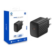 Zidni 45W punjač Lito "LC20" GaN - black
