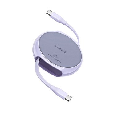 Punjač i podatkovni 100W USB-C na USB-C kabel Baseus "Pathfinder Series" - 480Mbps - 1m - nebula purple