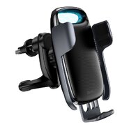 Magnetni automobilski držač Baseus "Milky Way (WXHW02-01)" s bežičnim punjenjem 15W - black