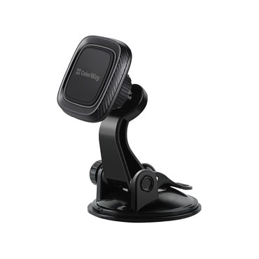 Magnetni automobilski držač ColorWay "CW-CHM06-GR" s 360° rotacijom i usisnom čašom - black