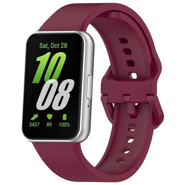 Silikonski remen Techsuit "W086" za Samsung Galaxy Fit3 - burgundy
