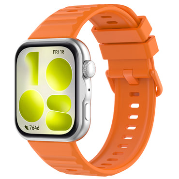 Silikonski remen Techsuit "W082" za Huawei Watch Fit 5 Pro - orange
