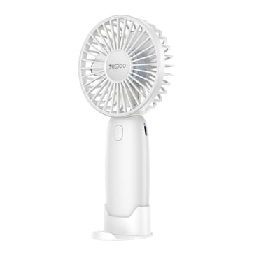 Prenosni ventilator Yesido "YF15" s držačem za telefon, 3 brzine, 1200mAh - crni